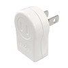 F-FACTORY FE-ELA-TTW Right Angle Plug Outlet for Vertical Orientation, 1