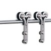 5FT Sliding Barn Door Hardware Kit, Stainless Steel Track for