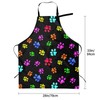 Cute Dog Grooming Apron with 2 Pockets Waterproof Dog Apron