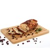 Bread Chopping Board with Crumb Groove Bamboo Kitchen Board Wood