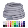 Puzeam 2 Pairs Oval Athletic Shoelaces 30 Colors 1/4" Half