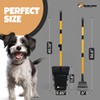 Dog Pooper Scooper with Bag Attachment - Metal Pooper Scooper