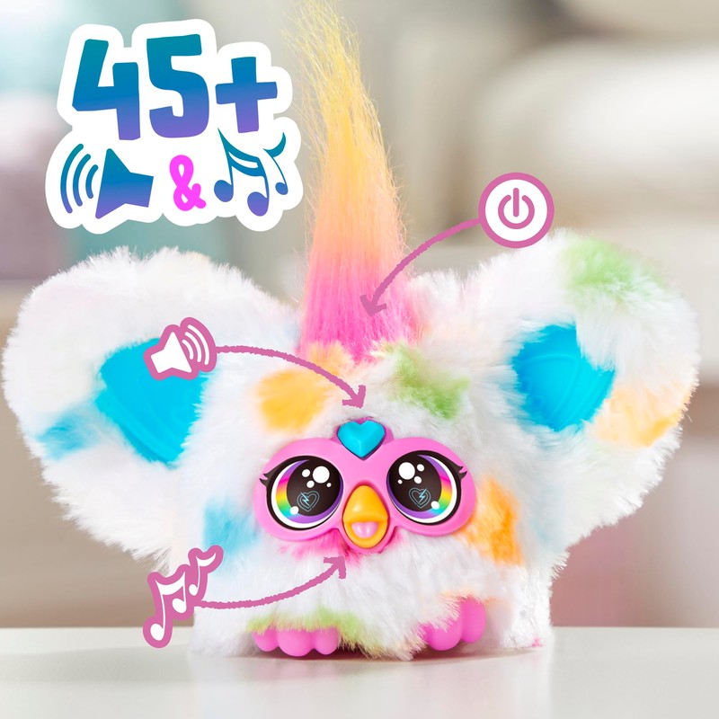 Furby Furblets Loo-Lay Mini Friend, 45+ Sounds & Music, Speaks