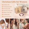 Christian Christmas Gifts for Women, Religious Cross Bracelet Gifts for