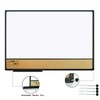 JILoffice White Board & Bulletin Corkboard Combination, Combo Board 36