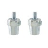 Modengzhe 2 Pair Zinc Alloy 5/16 M8 Thread Male Battery