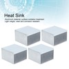 Tissting Pack of 4 Aluminium Heatsinks 60 x 60 x