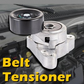 38278 AC Drive Belt Tensioner Assembly with Pulley L4 2.4L for Acura 06-11 CSX / 13-15 ILX / 07-12 RDX / 04-06 TSX - for Honda 03-07 Accord / 06-15 Civic / 02-14 CR-V / 03-11 Element Replaces#19111831