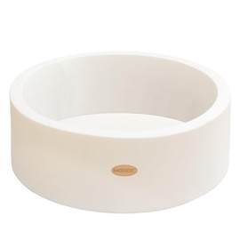 HARBOLLE Piscina de Pelotas para Bebés 35.4" Espuma Viscoelástica Suave Redonda Piscinas de Pelotas NO Incluye Pelotas Corralito Interior Exterior para Bebés Niños Pequeños Niños Gran Regalo para
