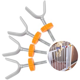Janety Pressure Screws, Children's Gate, 4 Pieces Y-Spindle Baby Gate Screw Bolts, M10 Stair Safety Gate Screws, Torsion Bar with Compression Thread for Baby and Pet Safety Gates
