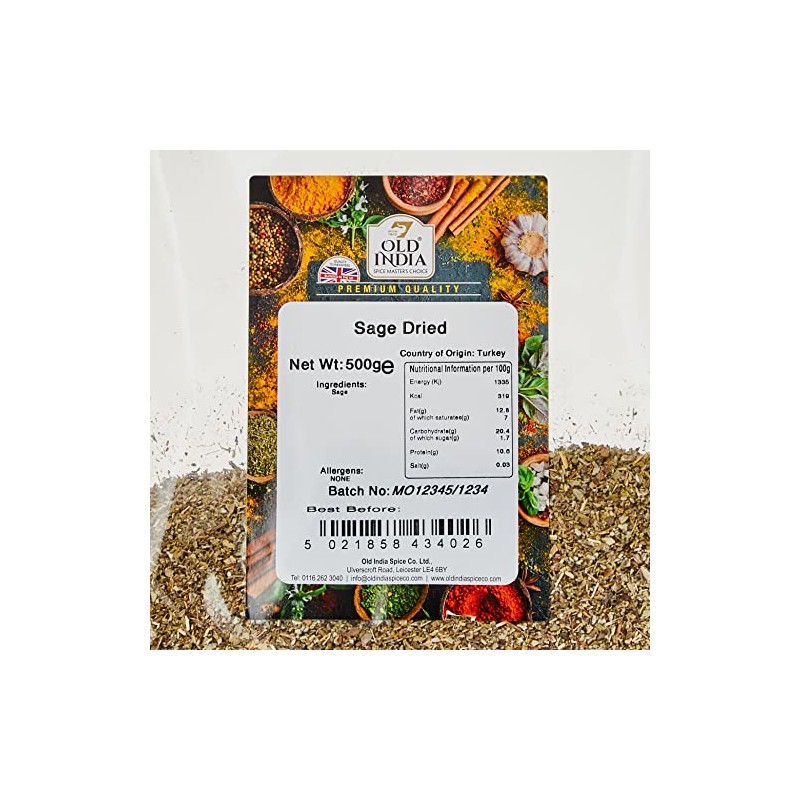 Old India Sage Dried 500g
