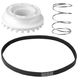 WH05X24185 Washing Machine Clutch WH01X24434 Washer Spring WH01X27538 Washer Drive Belt, Compatible with GE Hotpoint Washer GTW490ACJ6WS HTW200ASK0WW, Replaces 4588013 4587847 4587903
