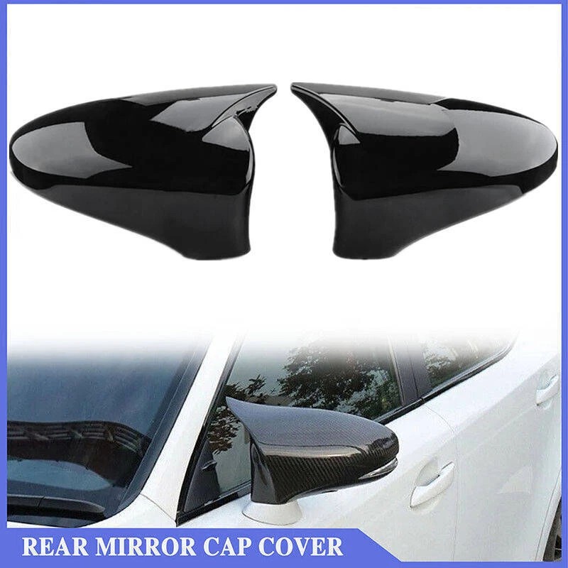 Gloss Black M Style Side Mirror Cover Caps For Lexus