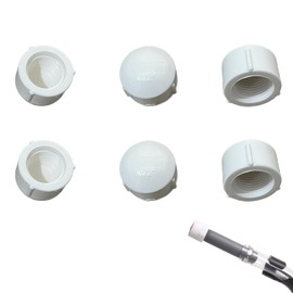 YYTQP Racing Fuel Jug Hose Caps, 6 PCS Compatible with Dust, Vent, Fuel Jug, Egs Jugs, Scribner Fuel Jugs, Gas Can, Racing Fuel 5.5 Gallon, Tank Etc Hose cap Replacement