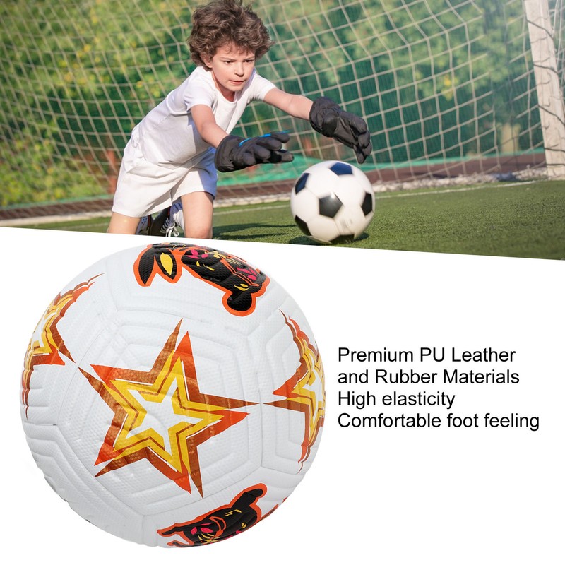 Soccer Ball Size 5 High Elasticity Professional Rabbit Pattern Training