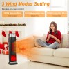 Portable 1500W Smart Home Heater Adjustable Thermostat Tower with 90