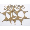 Unbranded (3) STAR ORNAMENT - Christmas Picture Frames Chipboard Die