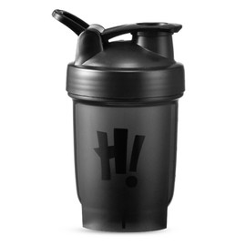 hzbaiyi Protein Shaker Bottle with Mixing Ball Leakproof Flip On Lid Plastic Workout Water Bottle Secure Drink Flip Cap Protein and Supplement Shaker 400ml