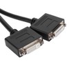 Conversion Line DMS 59PIN to DVI 24+5 Female Dual Adapter