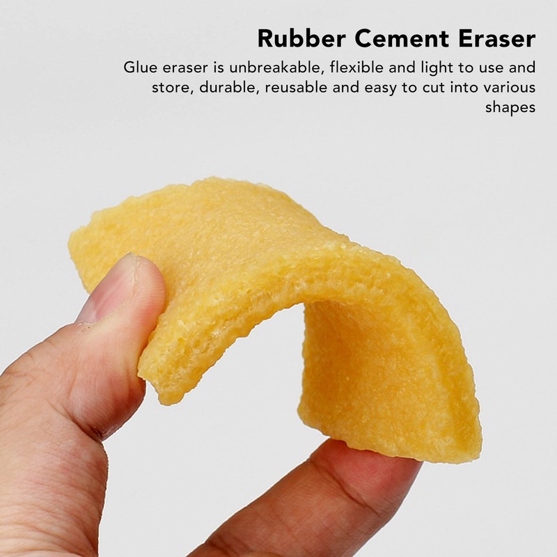 22 Pcs Adhesive Eraser Quadrate Manual Natural Rubber Reusable 7x5.1cm