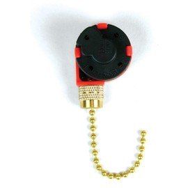 Fan/Light Switch, 3-Speed, 4-Wire: Durable Plastic for Reliable Control