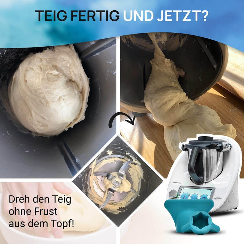 mix-slider Thermomix-Compatible Dough Flower, Dough Remover Accessory For Vorwerk TM5