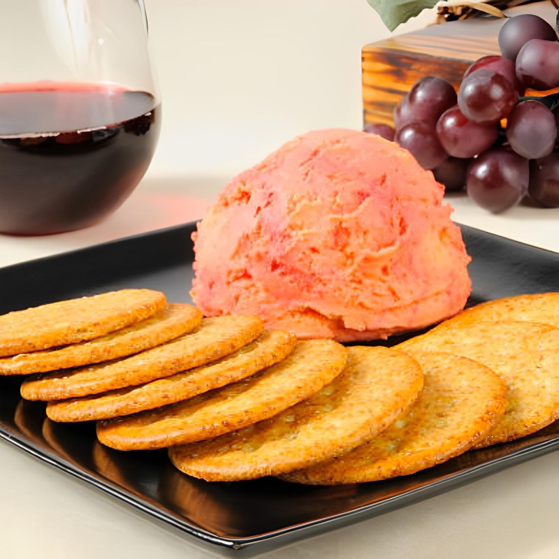 Deli Direct Port Wine Cheese Spread for Crackers, Cheese Dip