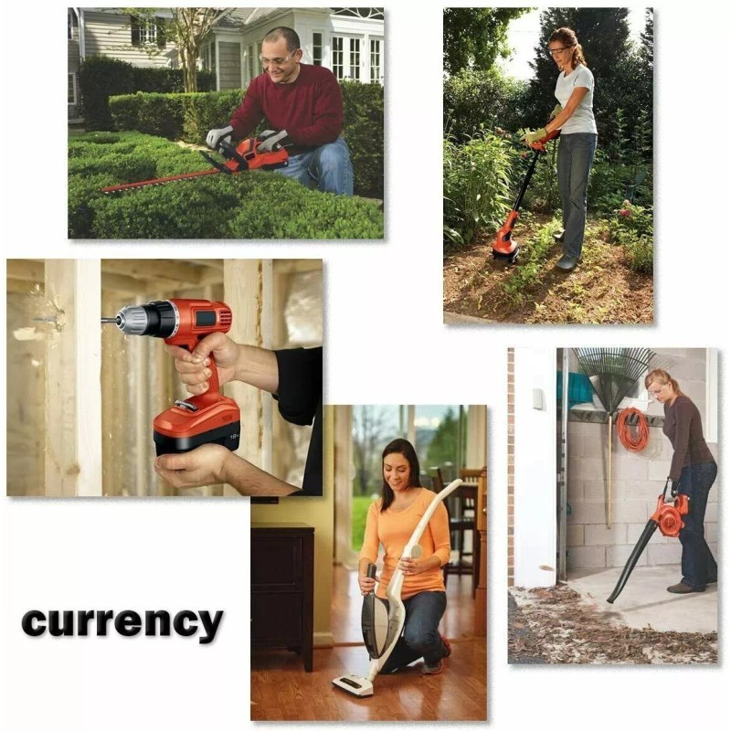 For BLACK AND DECKER 2 Pack 18V for Black and