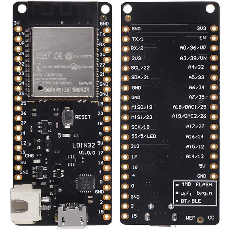 Dealikee ESP32 ESP-32S ESP32S for WeMos 4MB Flash WiFi Bluetooth