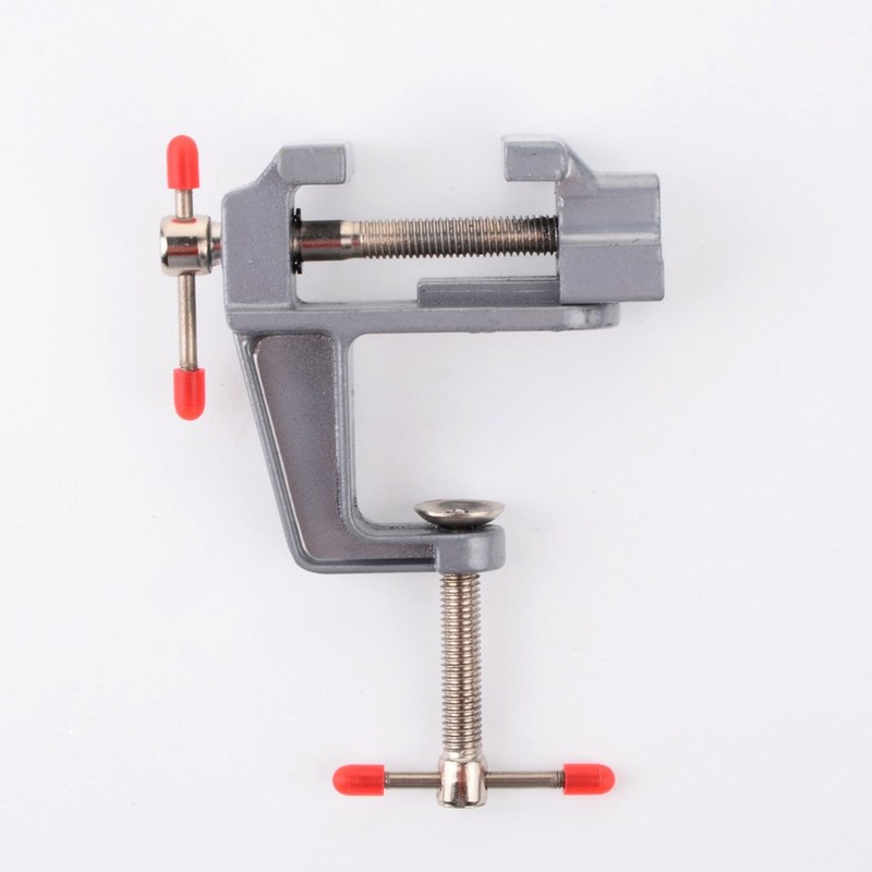 Sourcemall Small Desktop Vise Portable Bench Vise Mini Table Clamp