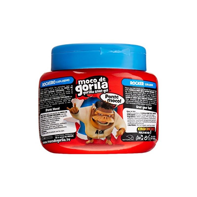 Moco De Gorilla Rockero Mega Gel, Quizz, 9.52 Ounce