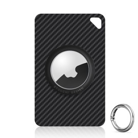 Stouchi Air Tag Card Airtag Wallet Case Air Tag Keychain 1.5k Carbon Fiber Thin Lightweight Wallet Card Holder Anti-lost