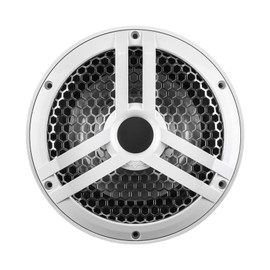 Skar Audio SKM8WD2 8" 500W Max Power Dual 2 Ohm Marine Subwoofer (White)