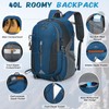 Hiking Backpack 40L Lightweight Packable Camping Backpack Waterproof Travel Daypack