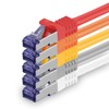 1aTTack.de 5x 2.0 M CAT7 Netzwerkkabel - 10 Gigabit -