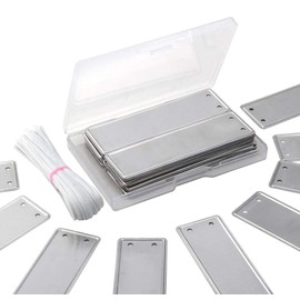 Coolrunner Plant Labels, Aluminum Plant Tags with 6 Inch Wires (100)