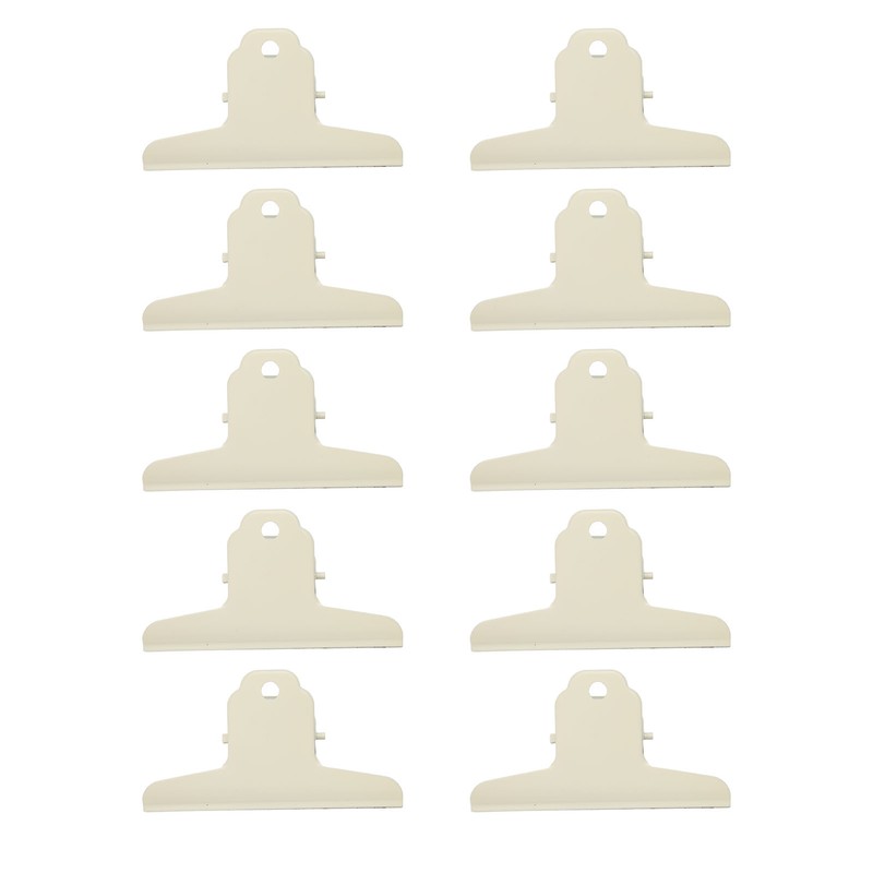 10Pcs Hinge Clips Large Metal Hinge Binder Clips for Paper