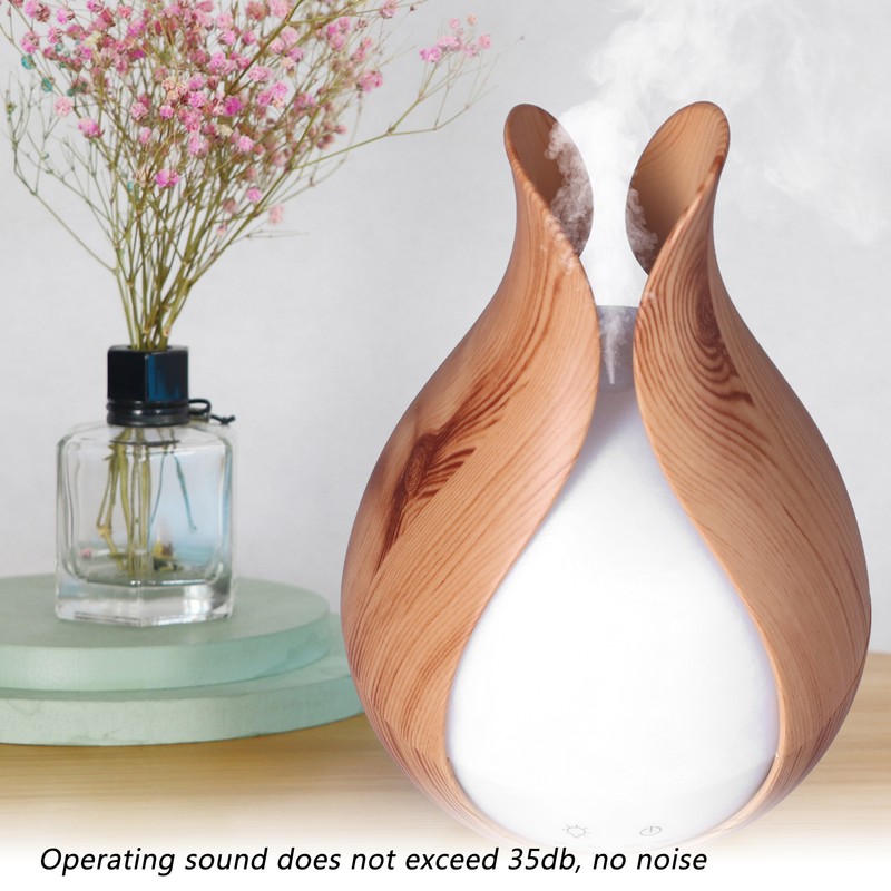 Aromatherapy Humidifier 200ml 100V to 240V Light Wood Grain Diffuser