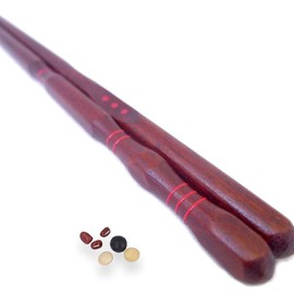 矯正箸 正しいお箸の持ち方 しつけ箸 漆塗り 箸使い お箸の練習【大人用】【女性箸】 (右手(利き手)/20.5cm)　三点支持箸　どや顔サミット 品格