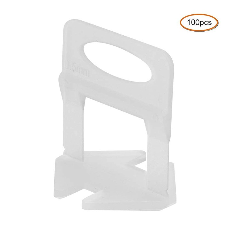 100Pcs Tile Leveling System Clips DIY Tiles Leveler Spacer Tile