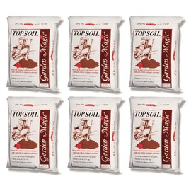 Michigan Peat Garden Magic Potting Soil with Perlite for Lawns, Gardens, and Raised Planting Beds with Reed Sedge, Peat, and Sand, 40 Pounds (6 Pack)