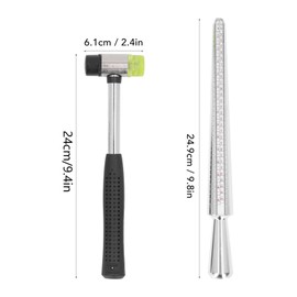 Herramienta de tamaño de anillo Herramienta de Medición para Medir Anillos Medidas de Anillos para Hombres y Mujeres