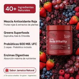 40 Superalimentos, Antioxidante, Reds Botanical Doctor 225g Jamaica                                                                                   