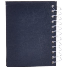 Pioneer Photo Albums EA-50/NB 50 Pocket Spiral Bound Leatherette Mini Photo Album Easel for 4 by 6-Inch Prints, Navy Blue