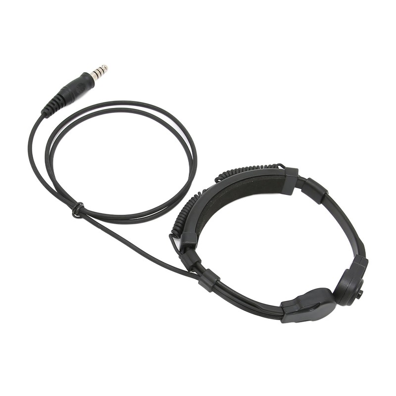 7.1mm Telescopic Throat Microphone Earpiece U94 PTT Suitable for Yaese