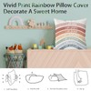 Baokcotei Boho Rainbow Classroom Reading Corner Decor Throw Pillow Covers,