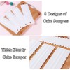 mwellewm 4 Pcs/set Cake Scraper Decorating Plastic Sawtooth Comb Mousse