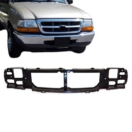 Titanium Plus Autoparts Head Light Lamp Support Mounting Header Panel Compatible For 1998-2003 Ford Ranger FO1220215 XL5Z8A284AA
