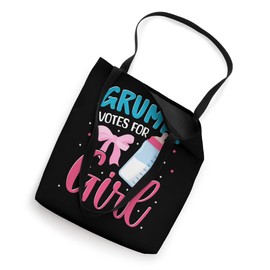 Grumpy Votes For Girl Funny Gender Reveal 2025 Baby Girl Tote Bag