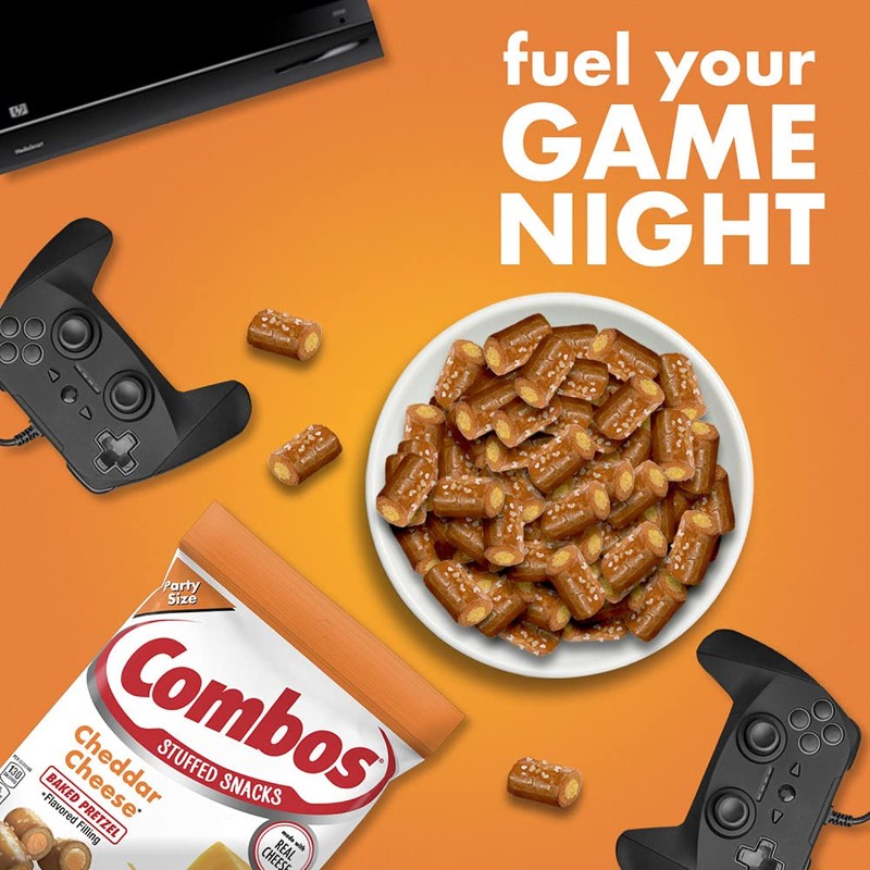 Combos Cheddar Cheese Baked Pretzel Snacks, 13.5 Oz. Bag, 13.5